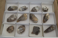 Natural Clear Smokey Quartz Crystals  x 12 From Malawi - Toprock Gemstones and Minerals 