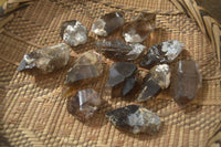 Natural Clear Smokey Quartz Crystals  x 12 From Malawi - Toprock Gemstones and Minerals 