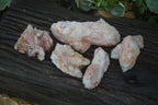 Natural Pink Candle Quartz Specimens   x 5 From Madagascar - Toprock Gemstones and Minerals 