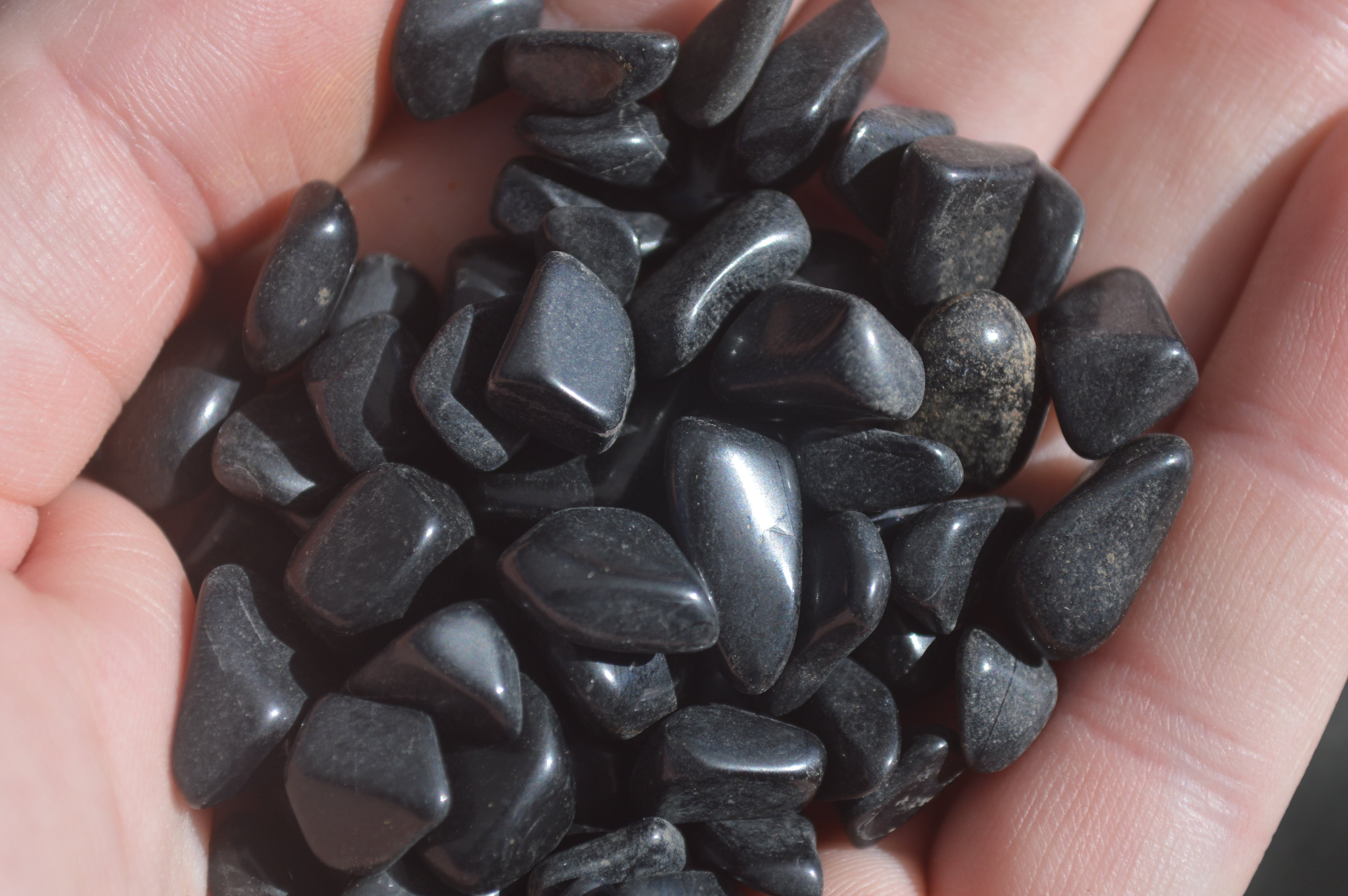 Polished Mini Craft Onyx Tumble Stones - Sold per 500 g - From Swaziland - Toprock Gemstones and Minerals 