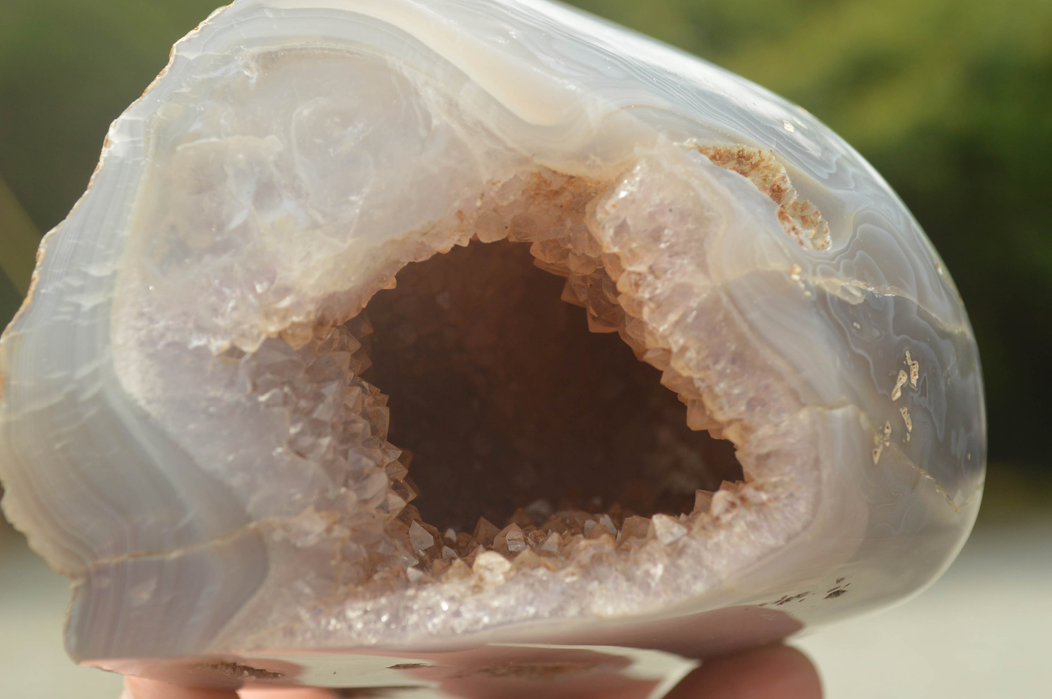 Polished Stunning Crystal Agate Geodes  x 3 From Maintirano, Madagascar - TopRock