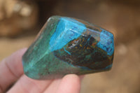 Polished Blue Shattuckite Free Forms  x 3 From Namibia - Toprock Gemstones and Minerals 
