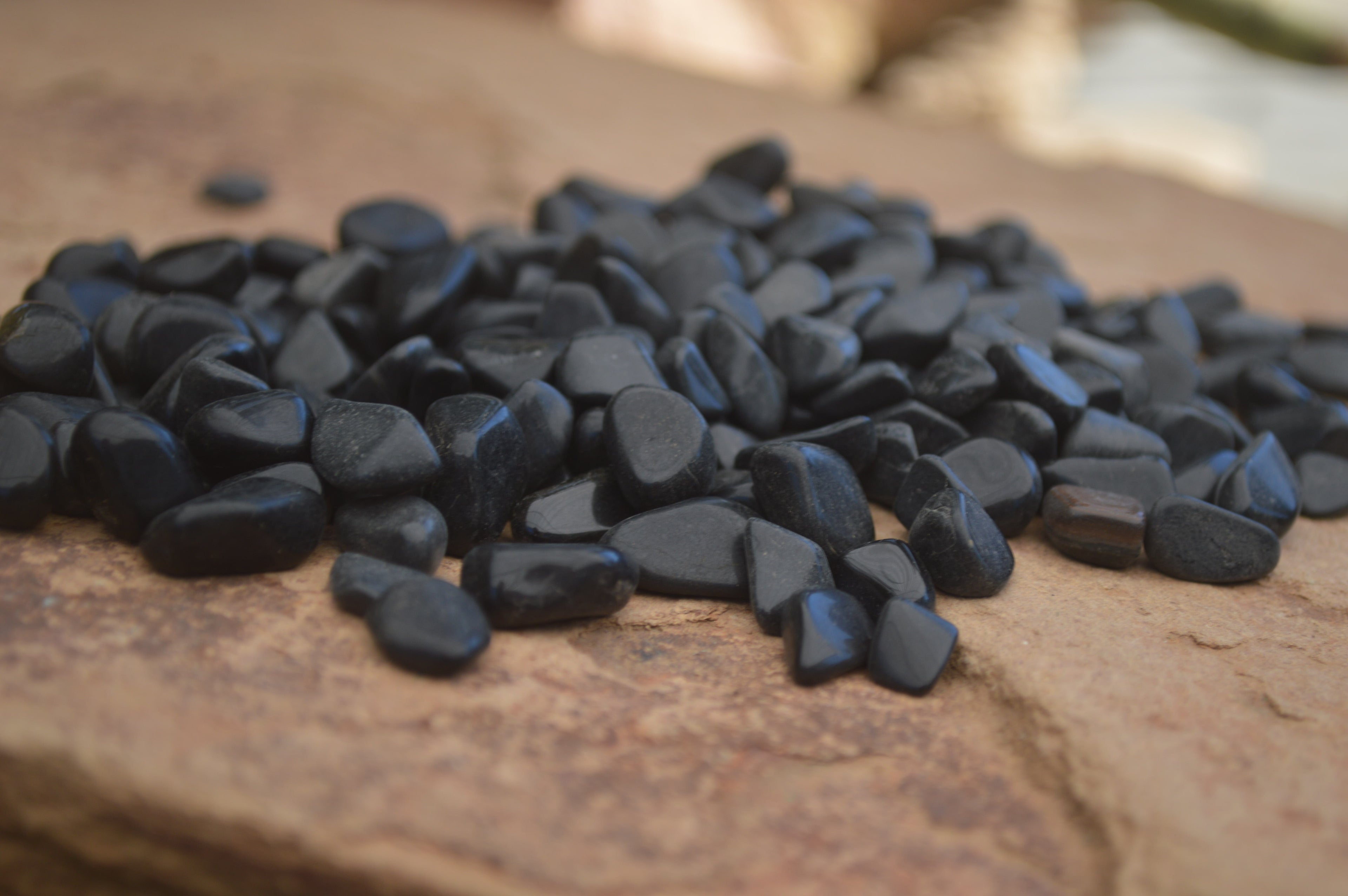 Polished Mini Craft Onyx Tumble Stones - Sold per 500 g - From Swaziland - Toprock Gemstones and Minerals 