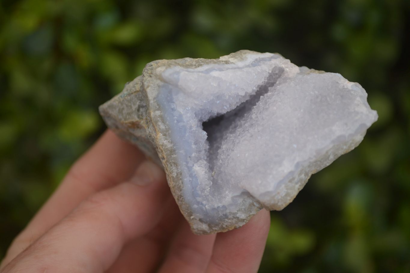 Natural Blue Lace Agate Geode Specimens  x 12 From Nsanje, Malawi - Toprock Gemstones and Minerals 