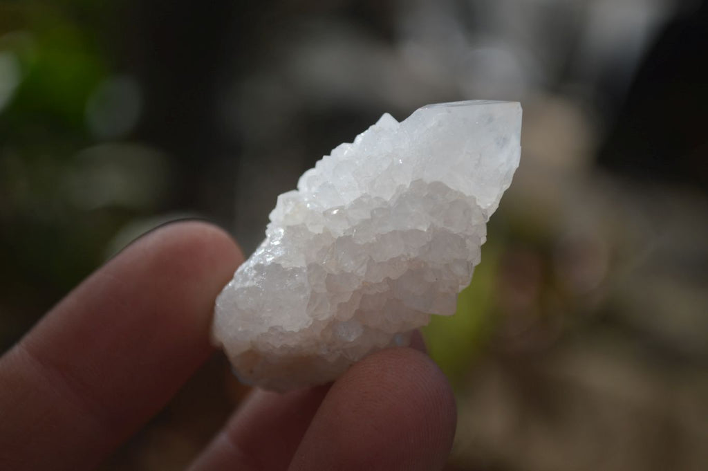 Natural Single White Spirit Quartz Crystals x 70 From Boekenhouthoek, South Africa - Toprock Gemstones and Minerals 