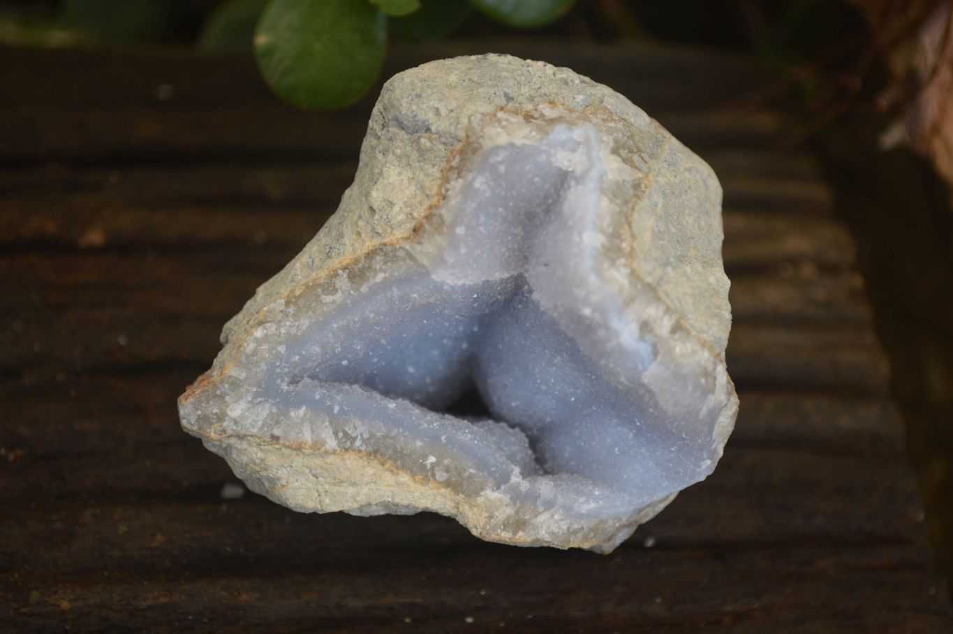 Natural Blue Lace Agate Geode Specimens  x 12 From Nsanje, Malawi - Toprock Gemstones and Minerals 