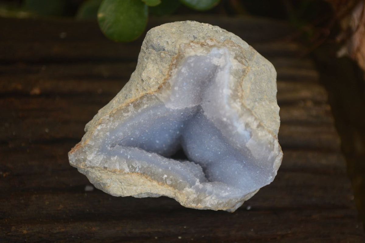 Natural Blue Lace Agate Geode Specimens  x 12 From Nsanje, Malawi - Toprock Gemstones and Minerals 