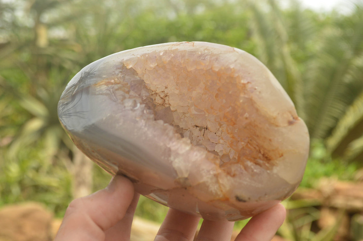 Polished Stunning Crystal Agate Geodes  x 3 From Maintirano, Madagascar - TopRock