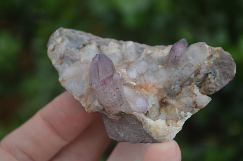 Natural Mixed Brandberg Quartz Specimens  x 6 From Namibia - Toprock Gemstones and Minerals 
