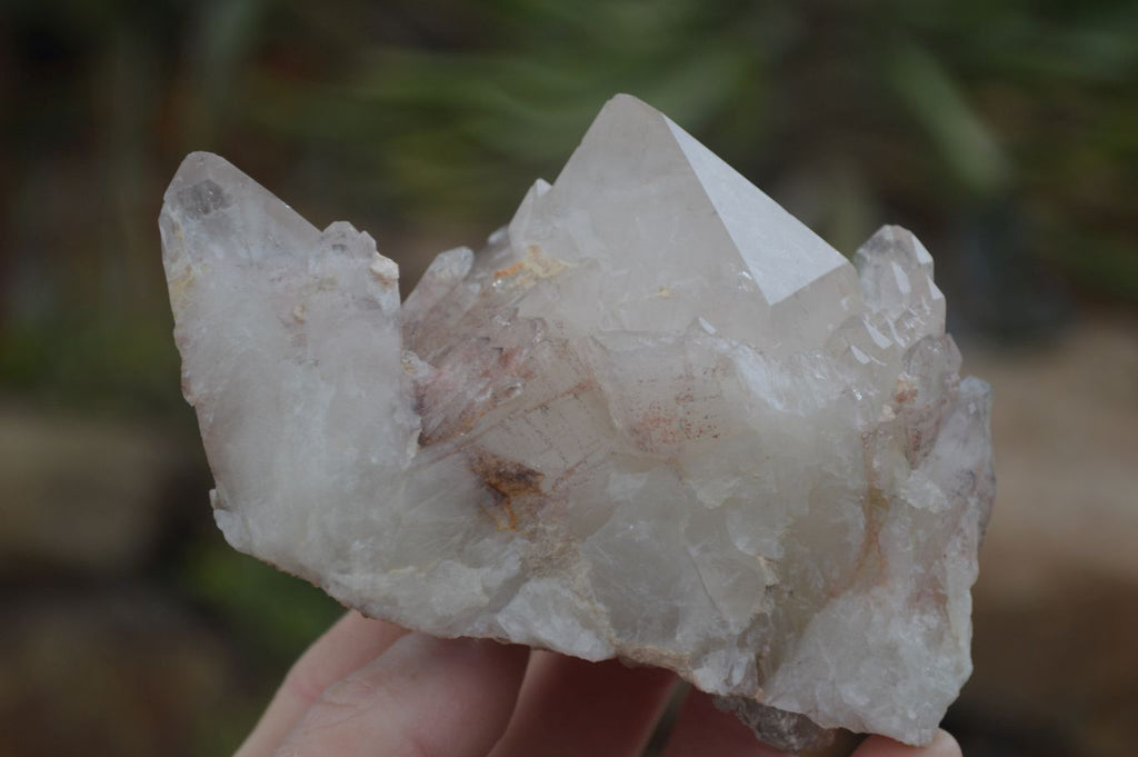Natural Red Hematoid Quartz Clusters x 6 From Karoi, Zimbabwe - Toprock Gemstones and Minerals 
