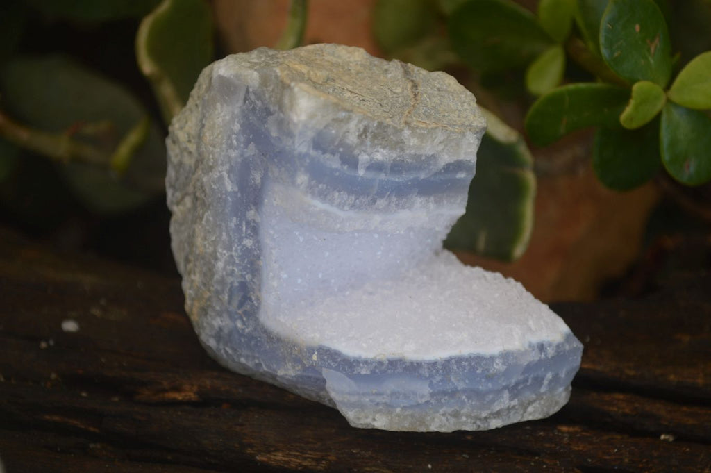 Natural Blue Lace Agate Geode Specimens  x 12 From Nsanje, Malawi - Toprock Gemstones and Minerals 