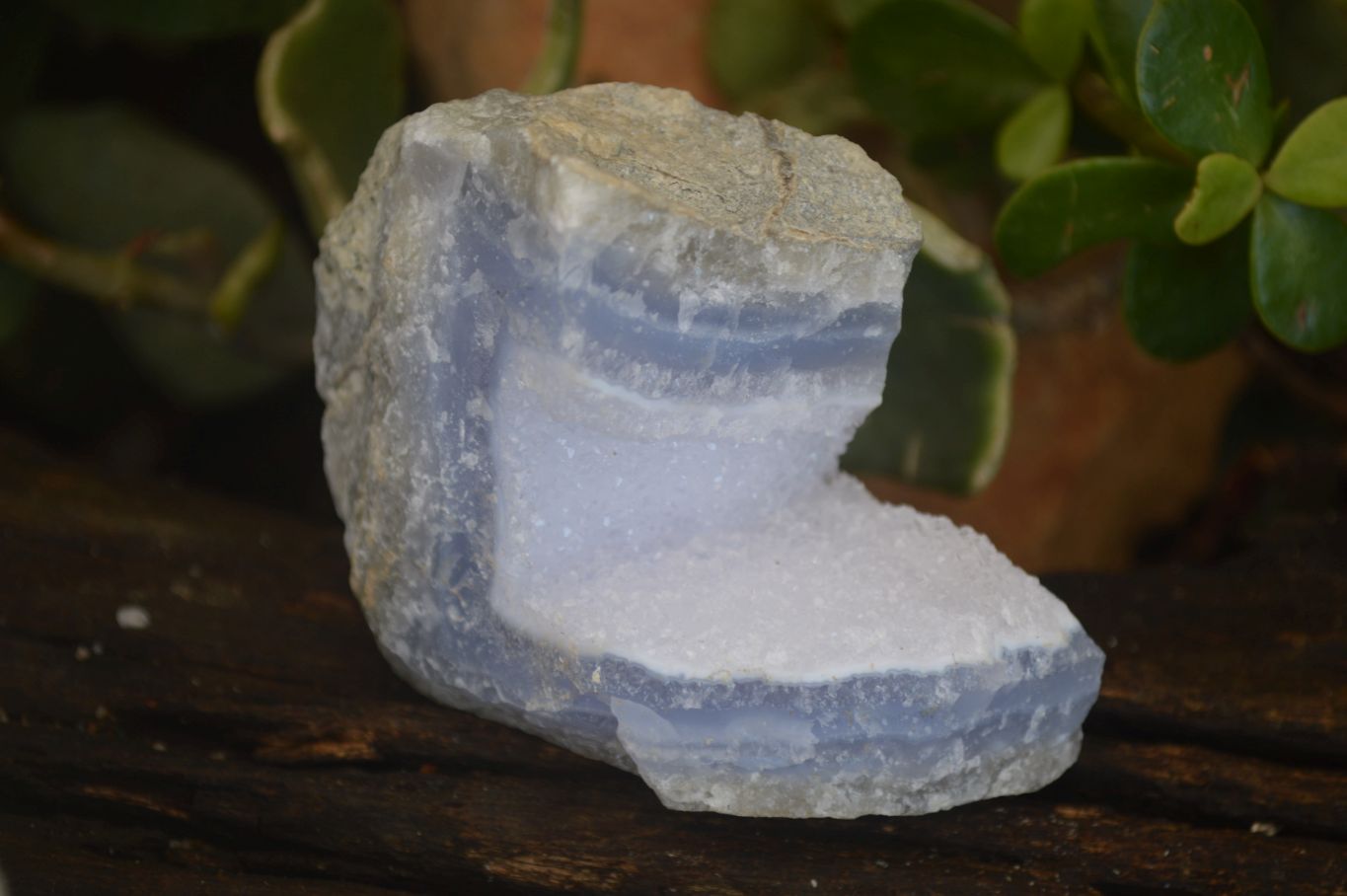 Natural Blue Lace Agate Geode Specimens  x 12 From Nsanje, Malawi - Toprock Gemstones and Minerals 