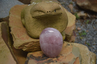 Polished Pink Rose Quartz Standing Free Forms x 2 From Ambatondrazaka, Madagascar - TopRock