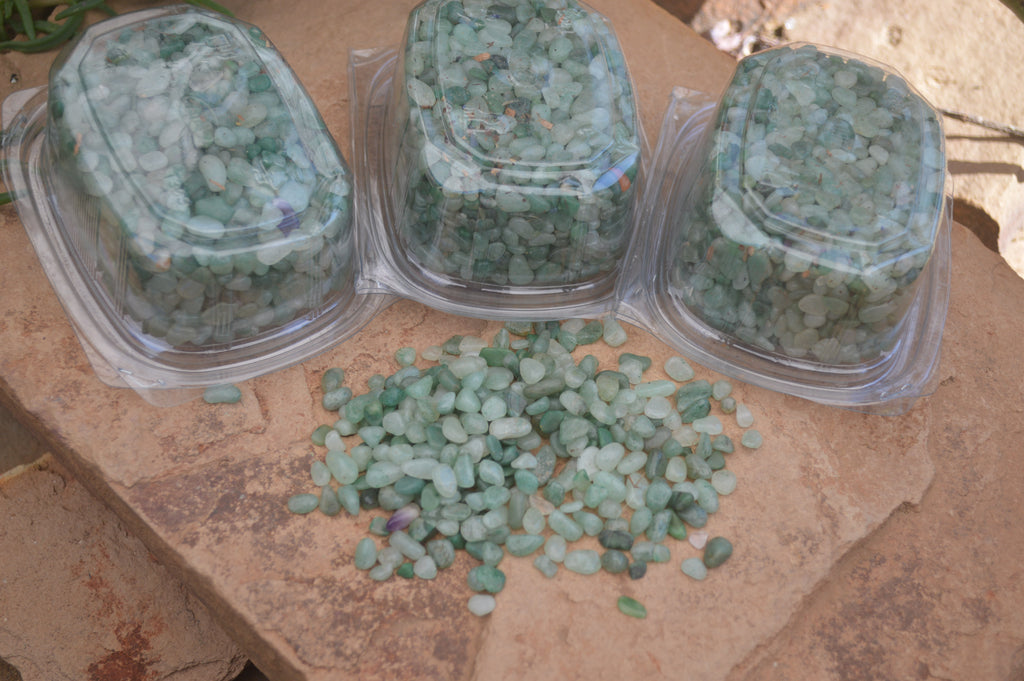 Polished Mini Craft Aventurine Tumble Stones - Sold per 500 g - From Zimbabwe - Toprock Gemstones and Minerals 