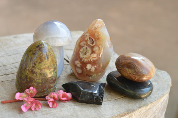 Polished Mixed Selection Of Minerals  x 6 From Southern Africa - TopRock