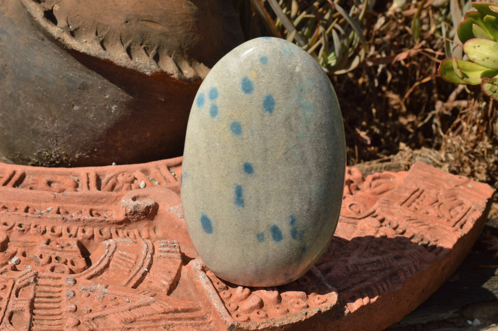 Polished Blue Spotted Spinel / Dalmatian Stone Standing Free Forms  x 3 From Madagascar - TopRock