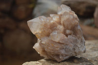 Natural Cascading Smokey Quartz Clusters x 2 From Luena, Congo - Toprock Gemstones and Minerals 