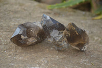 Natural Clear Smokey Quartz Crystals  x 12 From Malawi - Toprock Gemstones and Minerals 