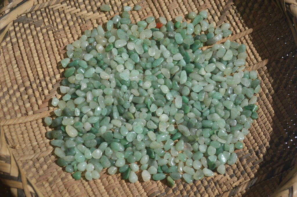 Polished Mini Craft Aventurine Tumble Stones - Sold per 500 g - From Zimbabwe - Toprock Gemstones and Minerals 