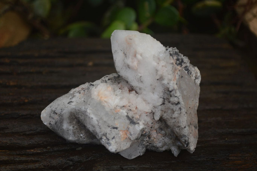 Natural Cathedral Window Quartz Crystals  x 6 From Madagascar - Toprock Gemstones and Minerals 