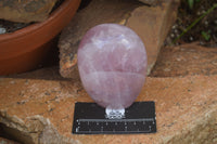 Polished Pink Rose Quartz Standing Free Forms x 2 From Ambatondrazaka, Madagascar - TopRock