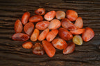 Polished  Small Carnelian Agate Free Forms  x 42 From Madagascar - Toprock Gemstones and Minerals 