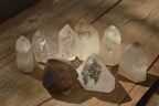 Polished  Lovely Mixed Quartz Points x 8 From Madagascar - Toprock Gemstones and Minerals 