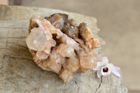 Natural Smokey Phantom Quartz Clusters x 2 From Luena, Congo - TopRock