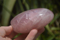 Polished Pink Rose Quartz Standing Free Forms x 2 From Ambatondrazaka, Madagascar - TopRock