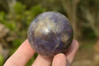 Polished Small Purple Lepidolite Spheres (Rubellite Inclusions on some) x 6 From Madagascar - TopRock