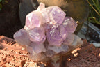 Natural Jacaranda Amethyst Quartz Clusters x 2 From Zambia - TopRock