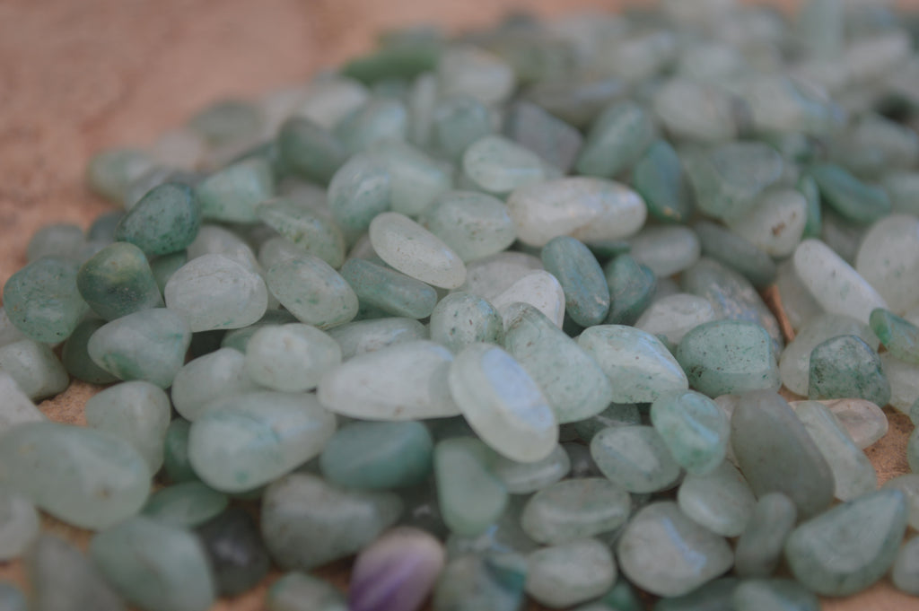 Polished Mini Craft Aventurine Tumble Stones - Sold per 500 g - From Zimbabwe - Toprock Gemstones and Minerals 