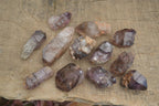 Natural Window Amethyst Crystals  x 12 From Chiredzi, Zimbabwe - Toprock Gemstones and Minerals 