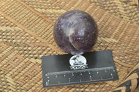 Polished Small Purple Lepidolite Spheres (Rubellite Inclusions on some) x 6 From Madagascar - TopRock