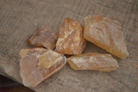 Natural Honey Aragonite Etched & Cobbed Pieces  x 35 From Namibia - Toprock Gemstones and Minerals 