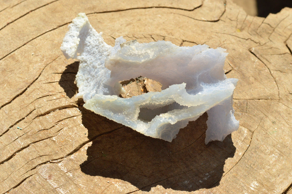 Natural Etched Blue Chalcedony Agate Specimens  x 7 From Nsanje, Malawi - TopRock