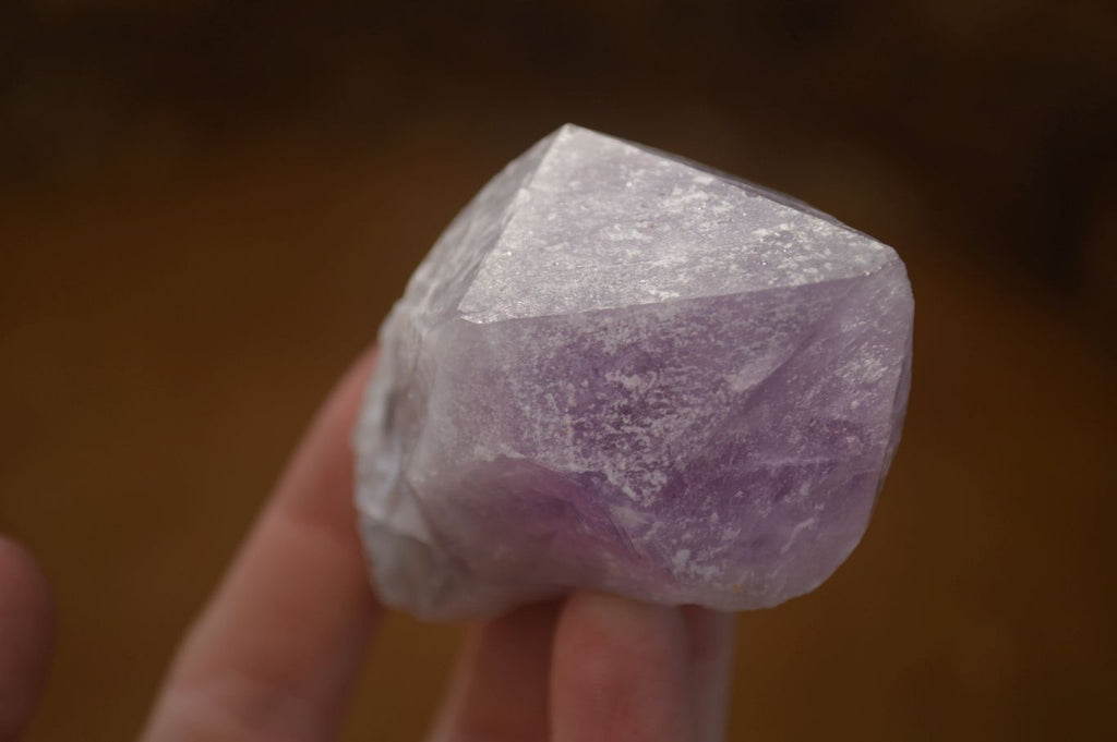 Natural Single Jacaranda Amethyst Crystals x 12 From Zambia - Toprock Gemstones and Minerals 