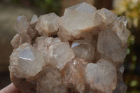 Natural Cascading Smokey Quartz Clusters x 2 From Luena, Congo - Toprock Gemstones and Minerals 