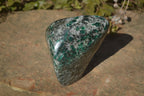 Polished Rare Emerald Mica In Matrix Standing Free Forms x 1 From Mutoko, Zimbabwe - Toprock Gemstones and Minerals 