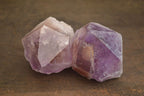 Natural Single Jacaranda Amethyst Crystals x 12 From Zambia - Toprock Gemstones and Minerals 