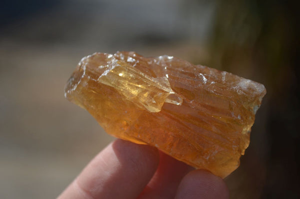 Natural Honey Aragonite Etched & Cobbed Pieces  x 35 From Namibia - Toprock Gemstones and Minerals 