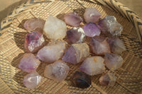Polished Single Window Amethyst Crystals x 20 From Ankazobe, Madagascar - Toprock Gemstones and Minerals 