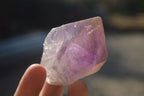 Natural Single Jacaranda Amethyst Crystals x 12 From Zambia - Toprock Gemstones and Minerals 