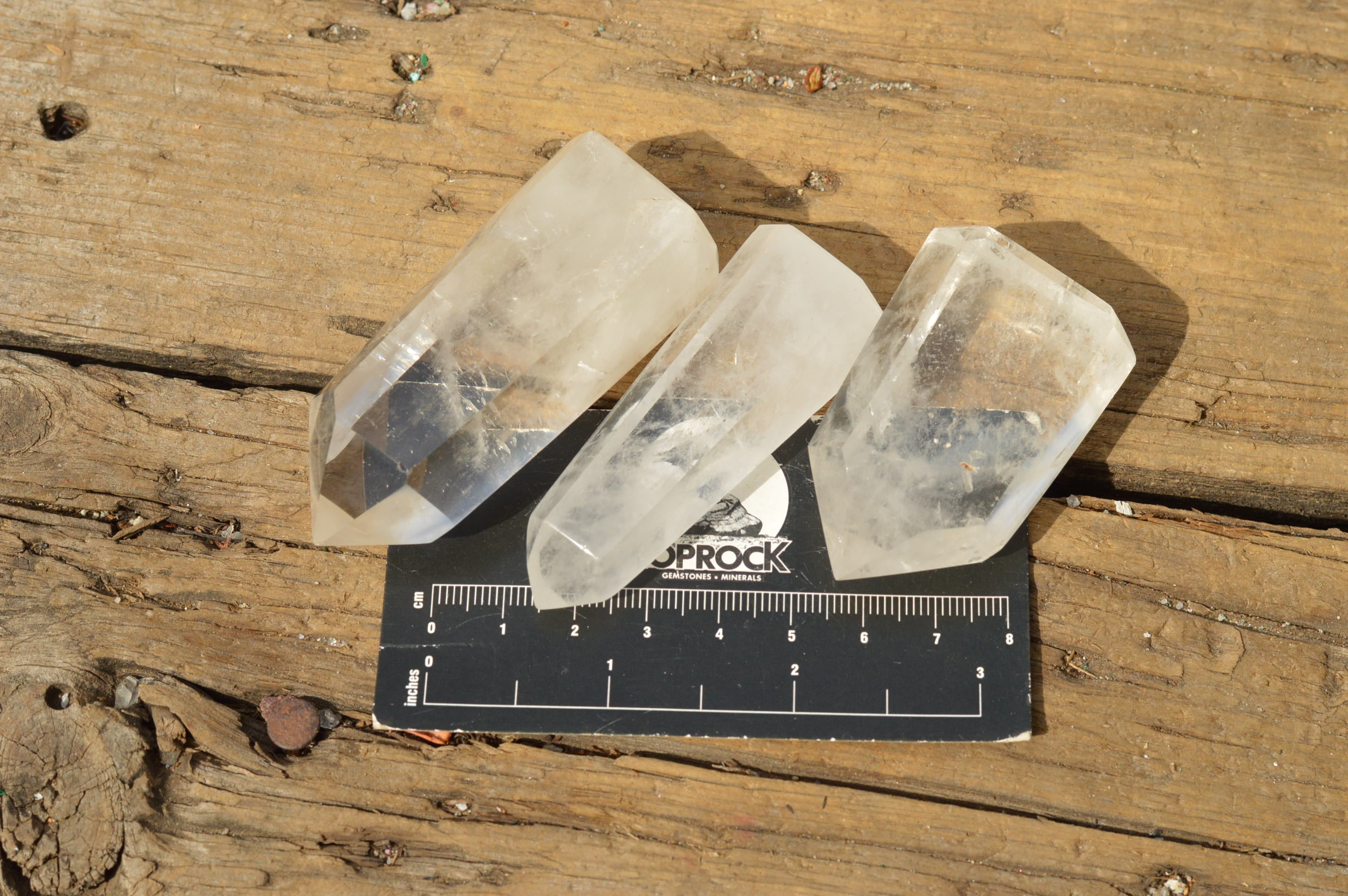 Polished Stunning Semi Optic Quartz Points  x 12 From Madagascar - TopRock
