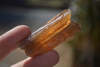 Natural Honey Aragonite Etched & Cobbed Pieces  x 35 From Namibia - Toprock Gemstones and Minerals 