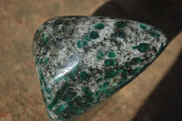 Polished Rare Emerald Mica In Matrix Standing Free Forms x 1 From Mutoko, Zimbabwe - Toprock Gemstones and Minerals 