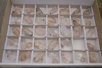 Natural Small Clear & Smokey Quartz Crystals  x 48 From Brandberg, Namibia - Toprock Gemstones and Minerals 