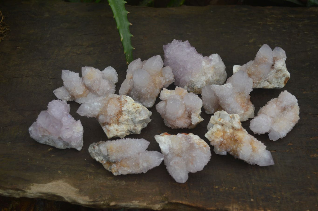 Natural Mixed Spirit Quartz Clusters x 12 From Boekenhouthoek, South Africa - Toprock Gemstones and Minerals 