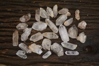 Natural Small Clear & Smokey Quartz Crystals  x 48 From Brandberg, Namibia - Toprock Gemstones and Minerals 