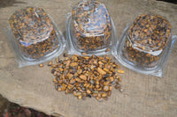Polished Mini Craft Golden Tigers Eye Tumble Stones - Sold per 500 g - From Prieska, South Africa - Toprock Gemstones and Minerals 